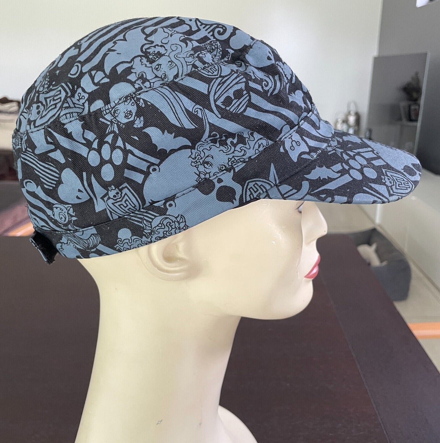 MONSTER HIGH Girls Cap Grey & Black Adjustable Brim Hat ONE SIZE