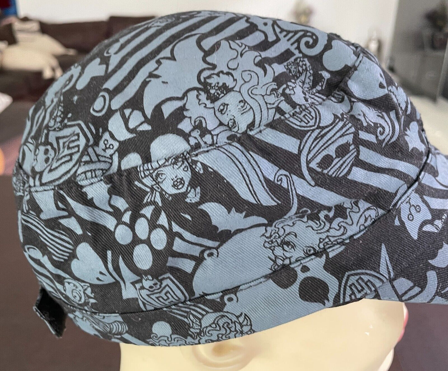 MONSTER HIGH Girls Cap Grey & Black Adjustable Brim Hat ONE SIZE