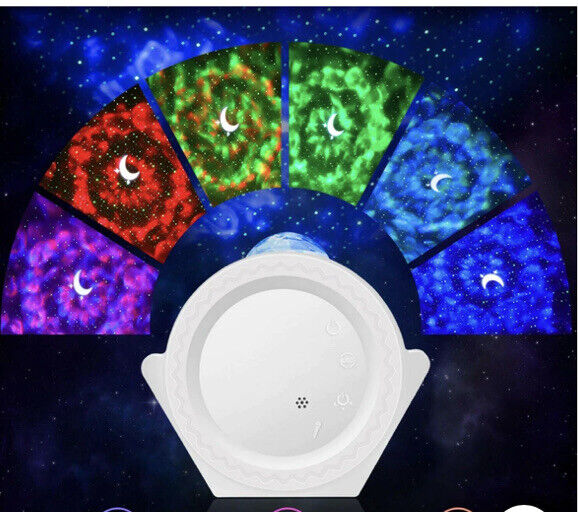 New STARRY LIGHTS LED Projector Galaxy 3 In1 3D Ocean Stars Night Sky Party Lamp