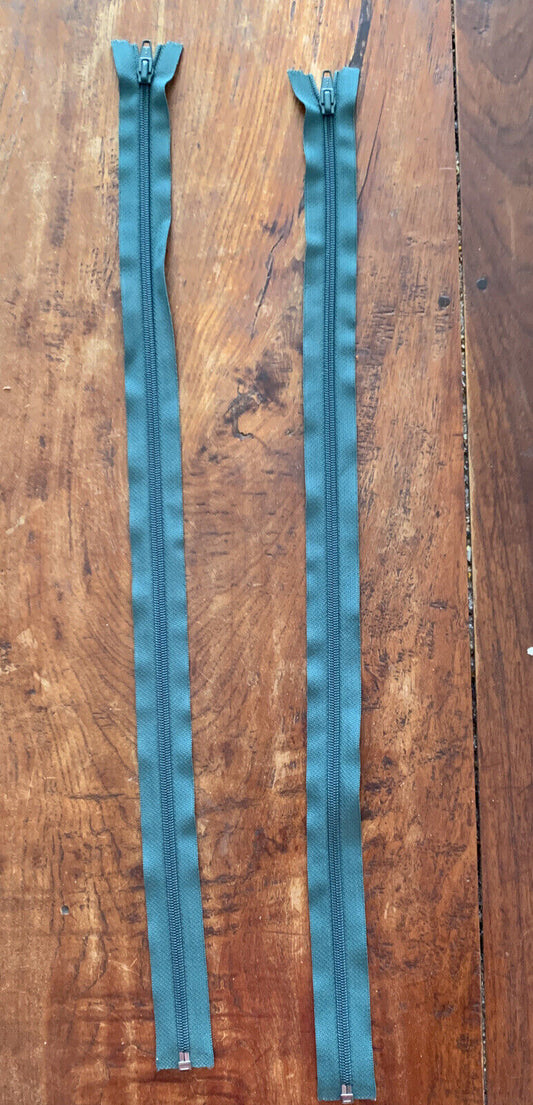 New YKK 2 x 61cm Closed End Nylon ZIPPER Zips Invisible Concealed 16" no3