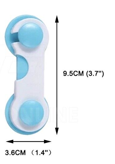 4x LOCK BAND Child Kid Baby Safety Lock Door Drawer Cupboard Cabinet Adhesive
