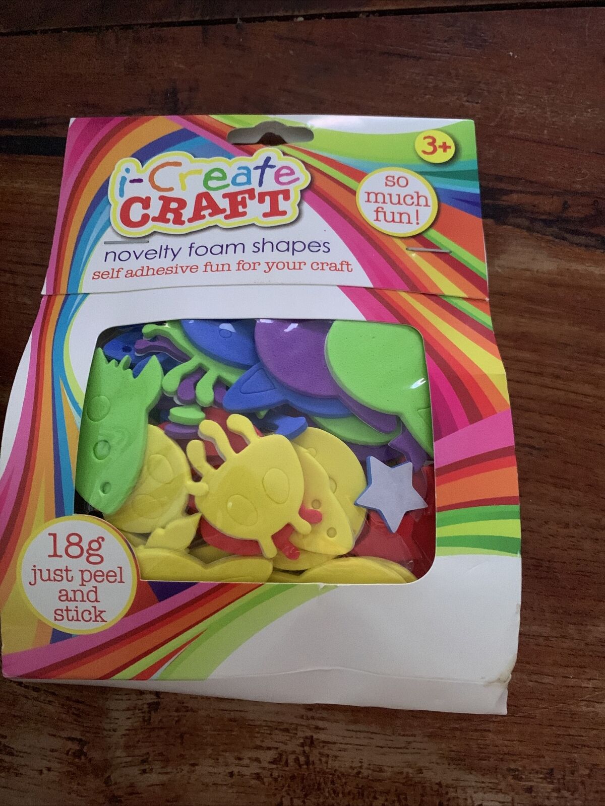 New 2 Packs Fabric Felt Pieces DIY Crafts Mixed Colour + Novelty Foam Shapes