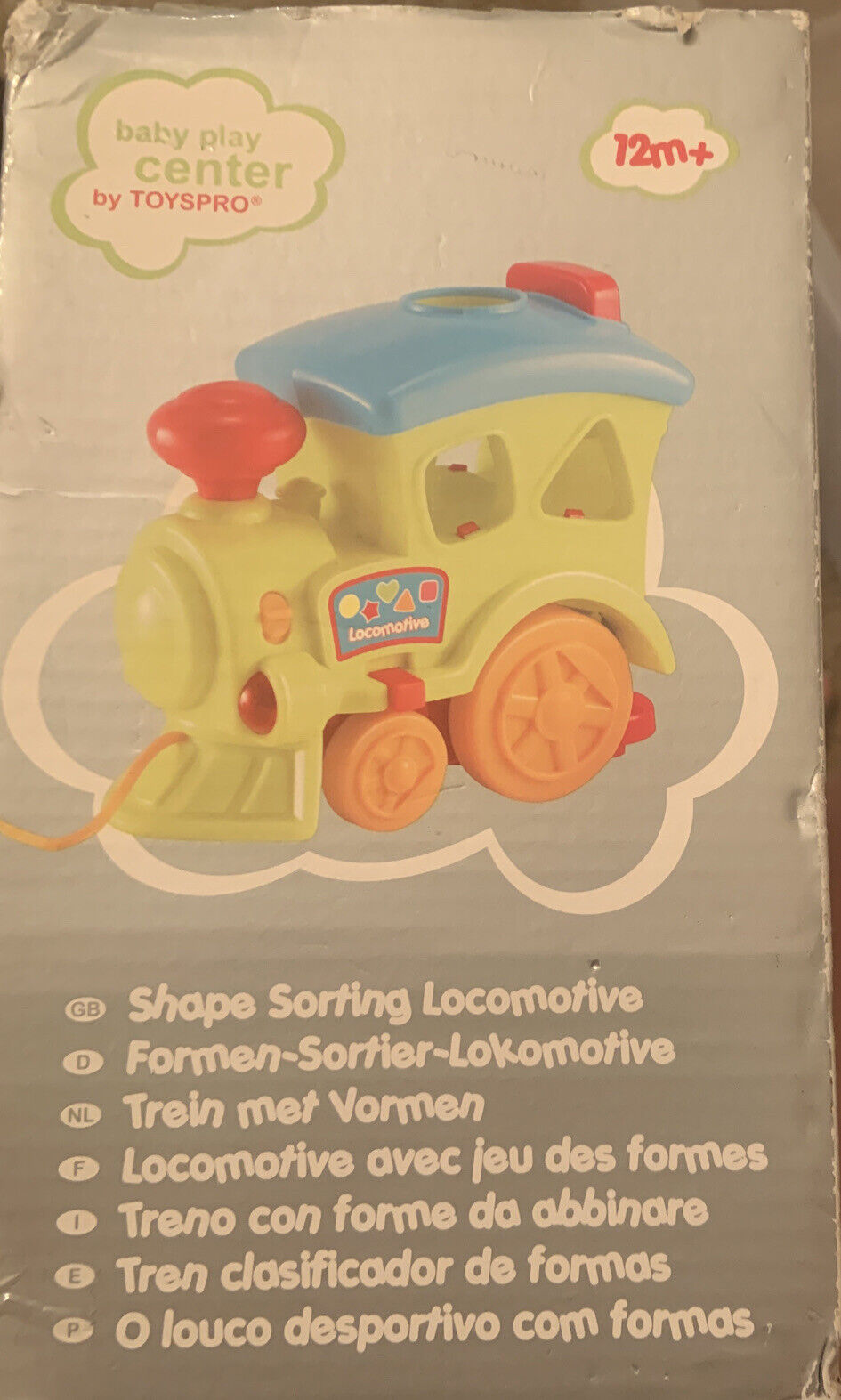 Toy Train New TOYSPRO Baby Play Centre Shape Sorting 12m+ Push Pull Block
