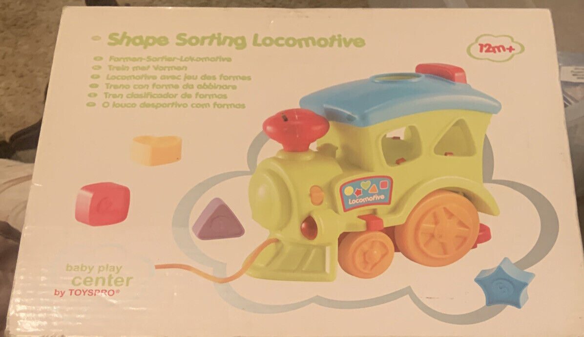 Toy Train New TOYSPRO Baby Play Centre Shape Sorting 12m+ Push Pull Block