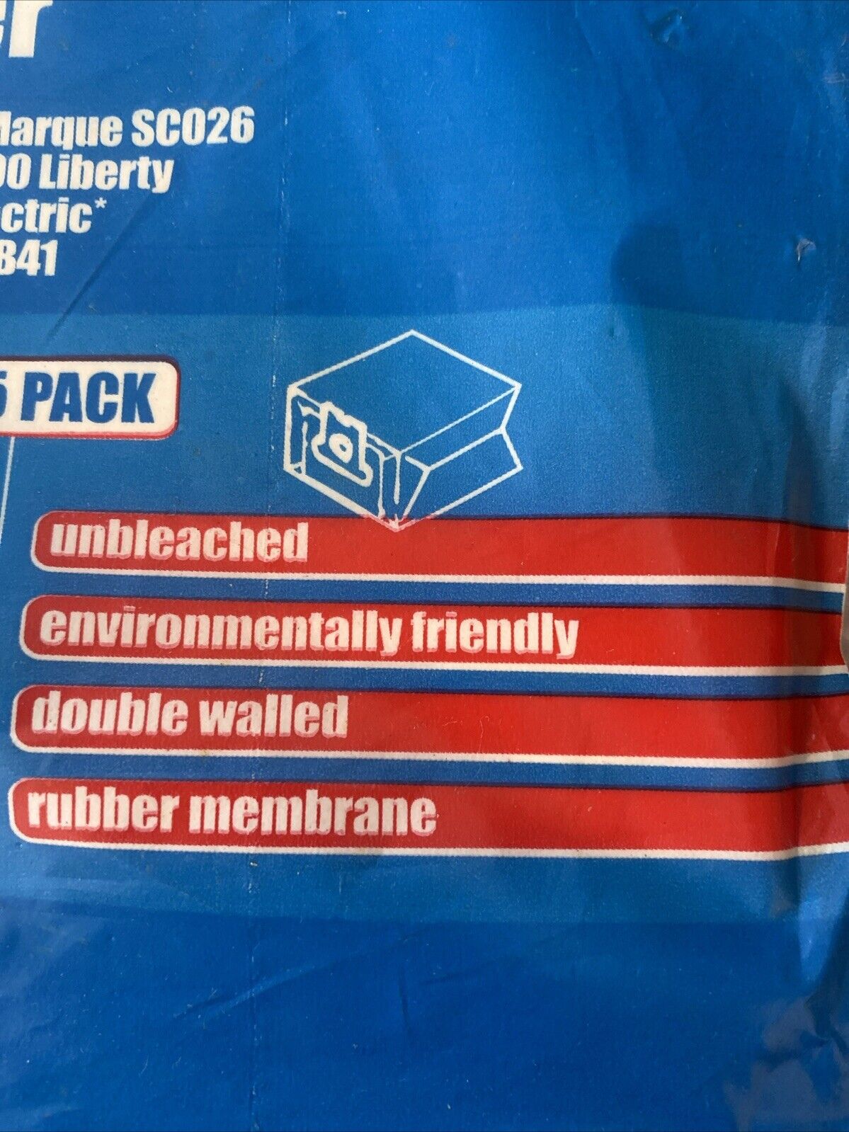 Dustpak D40 Vacuum Cleaner Bags x 5 Hoover & General Electric Dustbags NEW