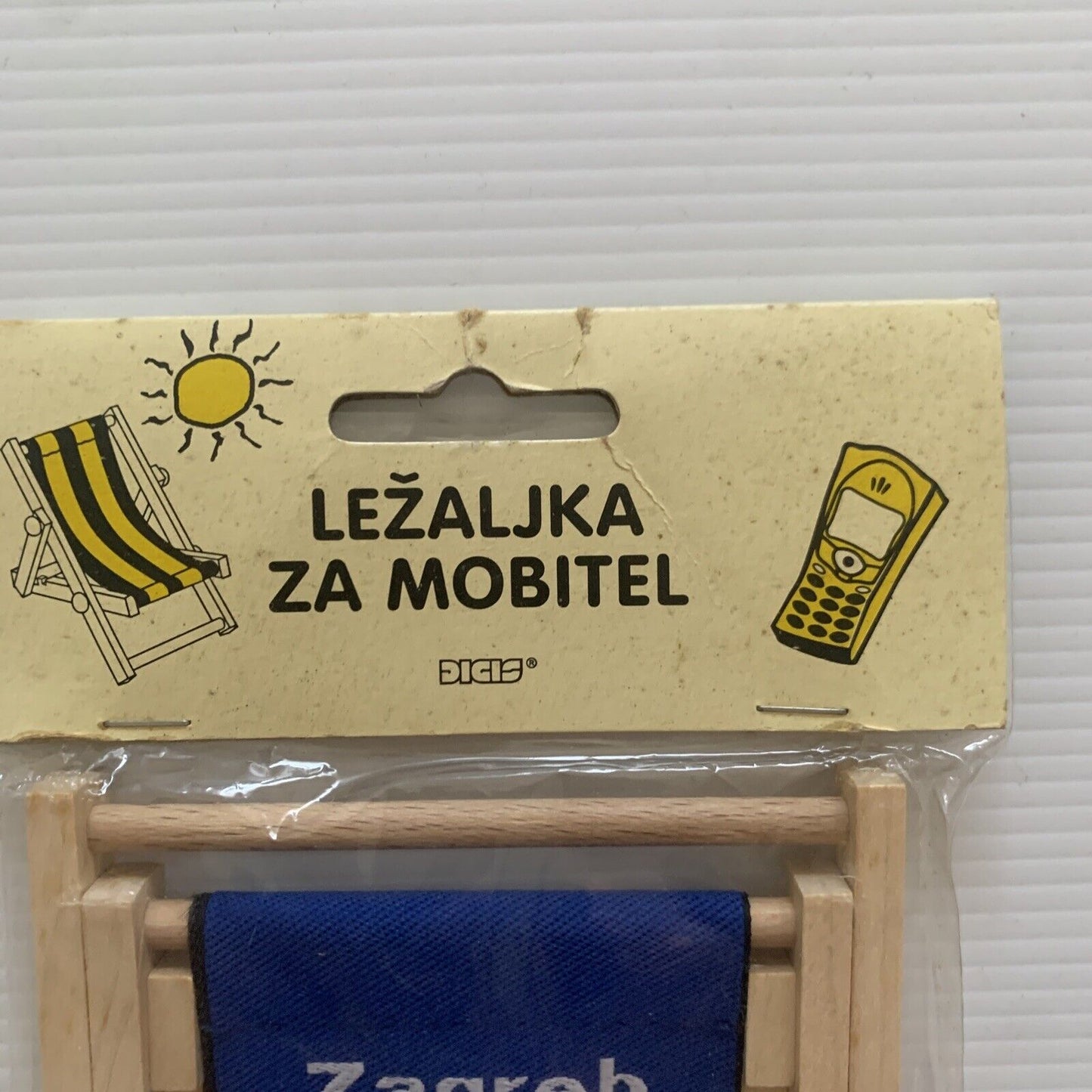 Ležaljka Za Mobitel Zagreb Croatia Natural Wood Deck Chair Mobile Holder NEW