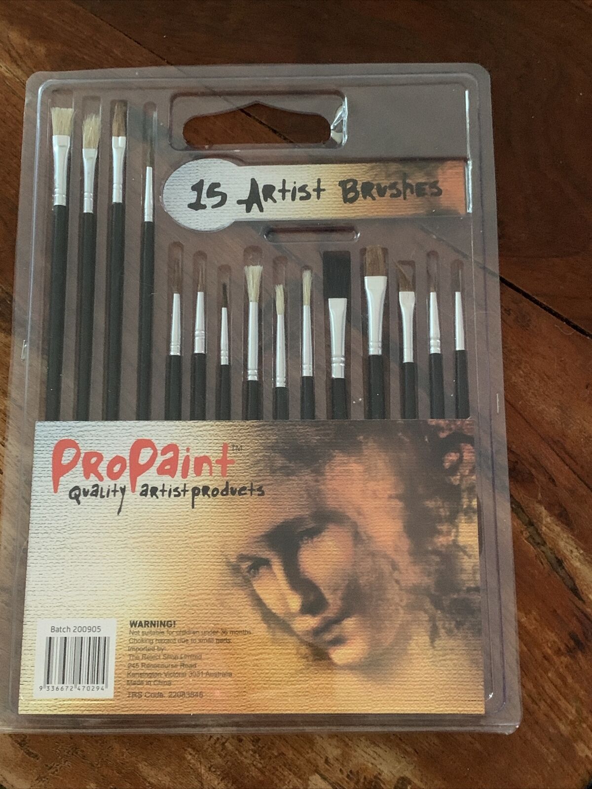 ProPaint 15pc Artist paint brushes in Round liner flat spot Etc NEW