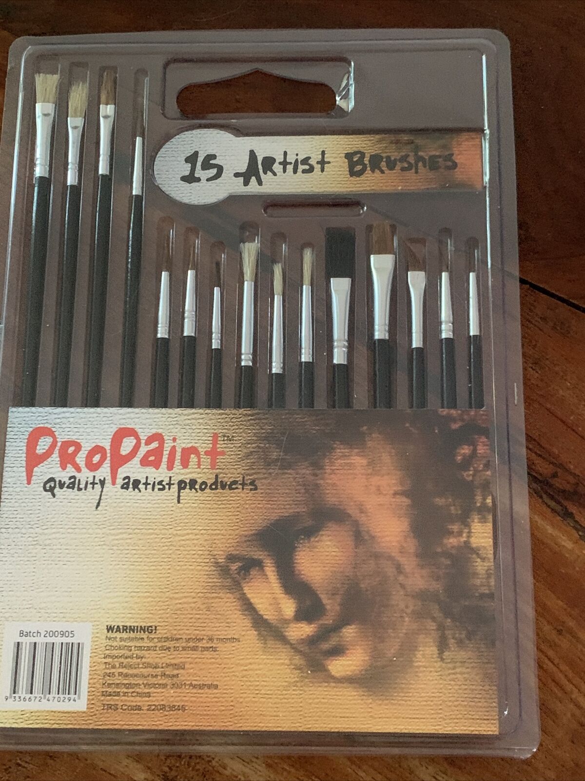 ProPaint 15pc Artist paint brushes in Round liner flat spot Etc NEW