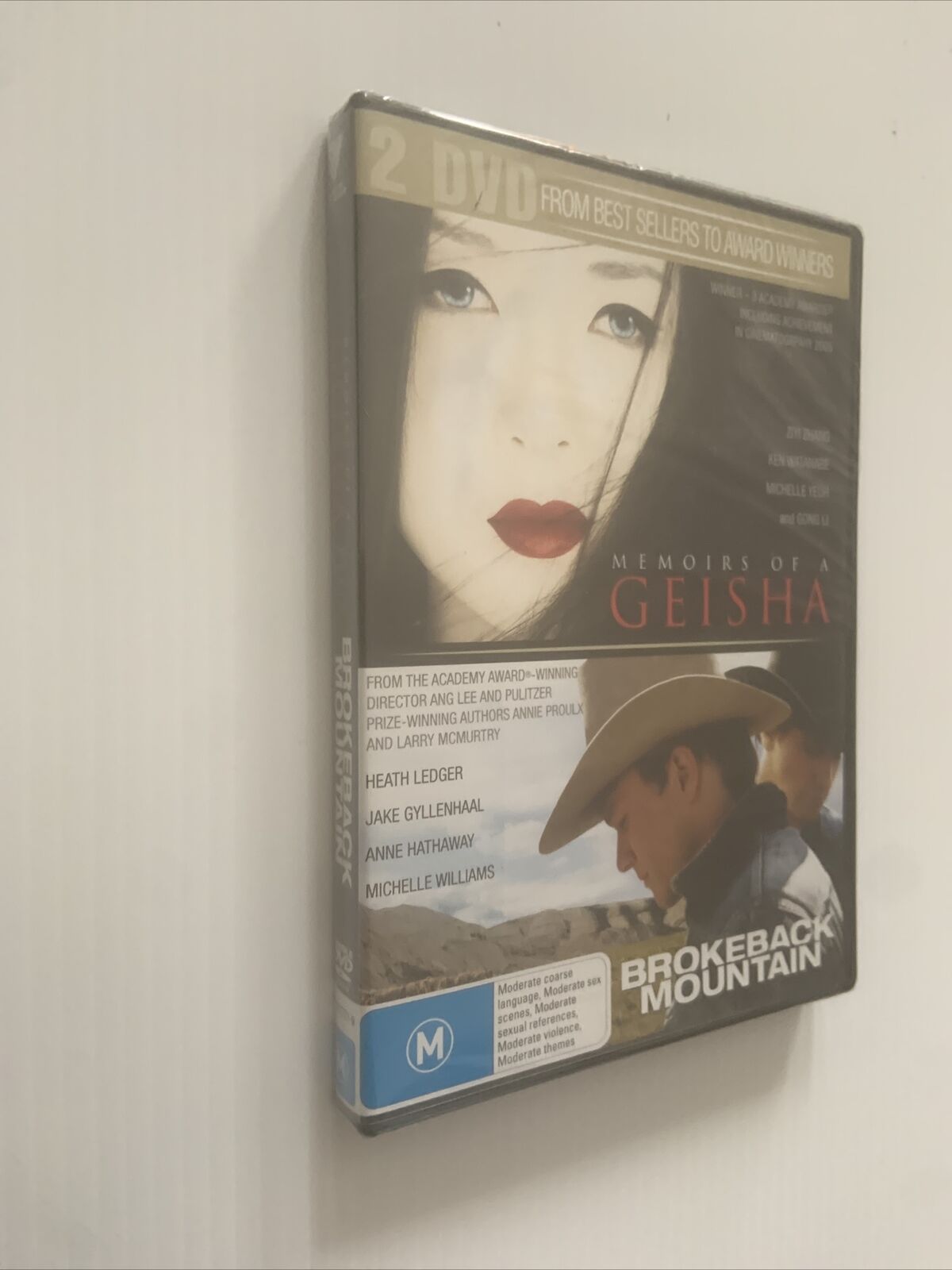 DVD Double Movie Memoirs Of A Geisha & Brokeback Mountain Set Double Sealed NEW