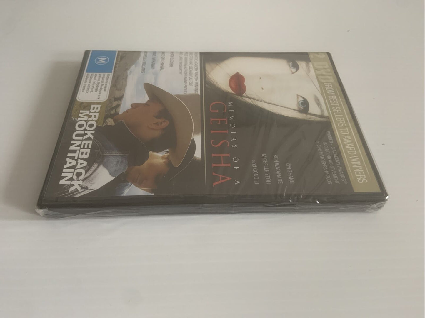 DVD Double Movie Memoirs Of A Geisha & Brokeback Mountain Set Double Sealed NEW