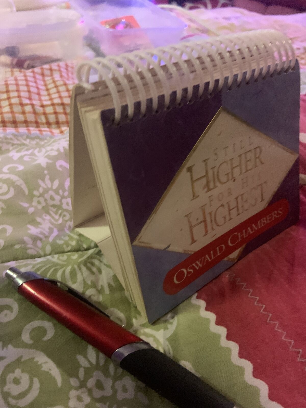 Still Higher For His Highest Oswald Chambers Desk Calendar 1993 Ring Bound PB