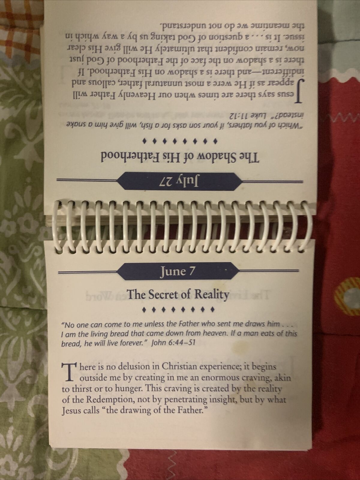 Still Higher For His Highest Oswald Chambers Desk Calendar 1993 Ring Bound PB