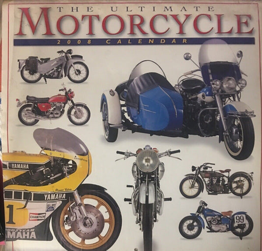 Wall Calendar 2008 Ultimate Motorcycle by Sellers Publishing Motorbike Pics NEW