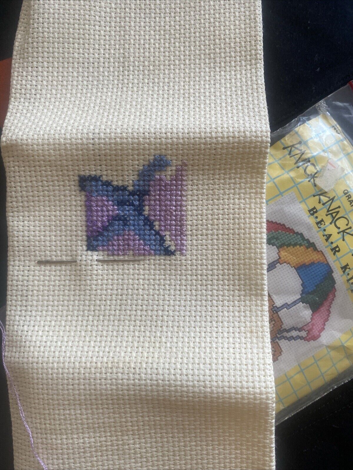 Knick Knack Paddy Whacks Cross Stitch Bear Kits No 3 Drop In Anytime - Started