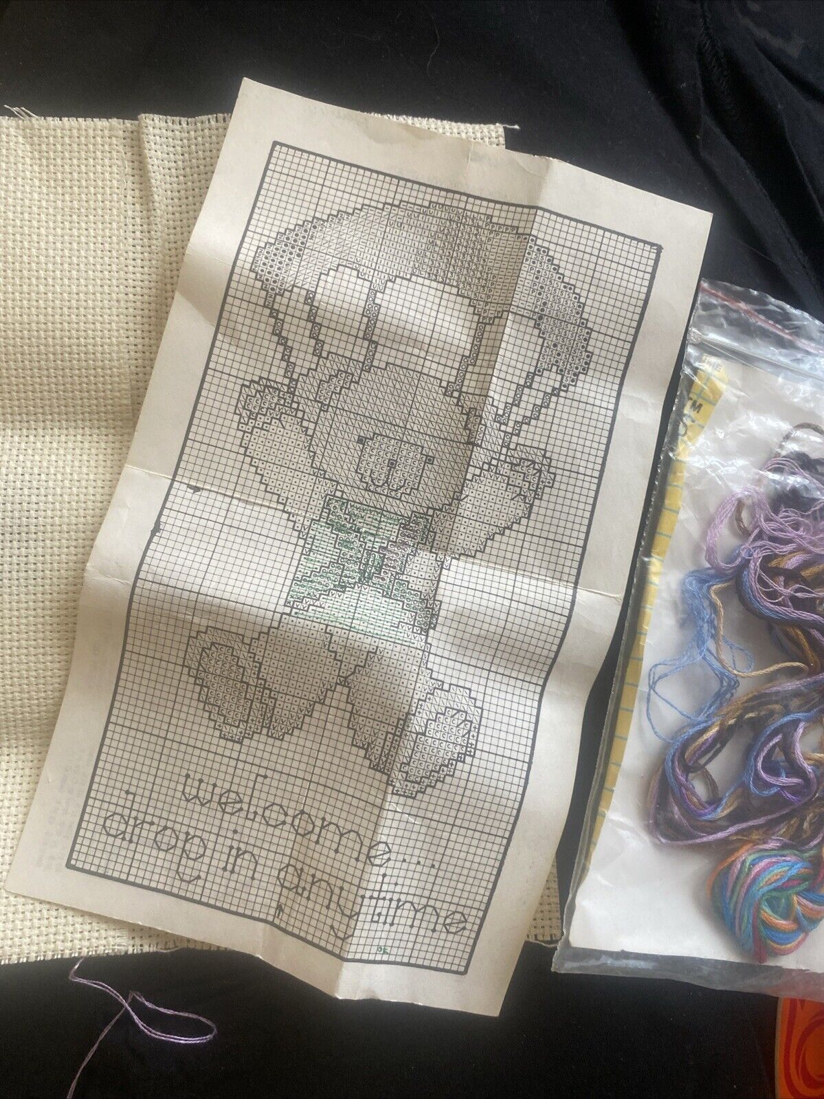 Knick Knack Paddy Whacks Cross Stitch Bear Kits No 3 Drop In Anytime - Started
