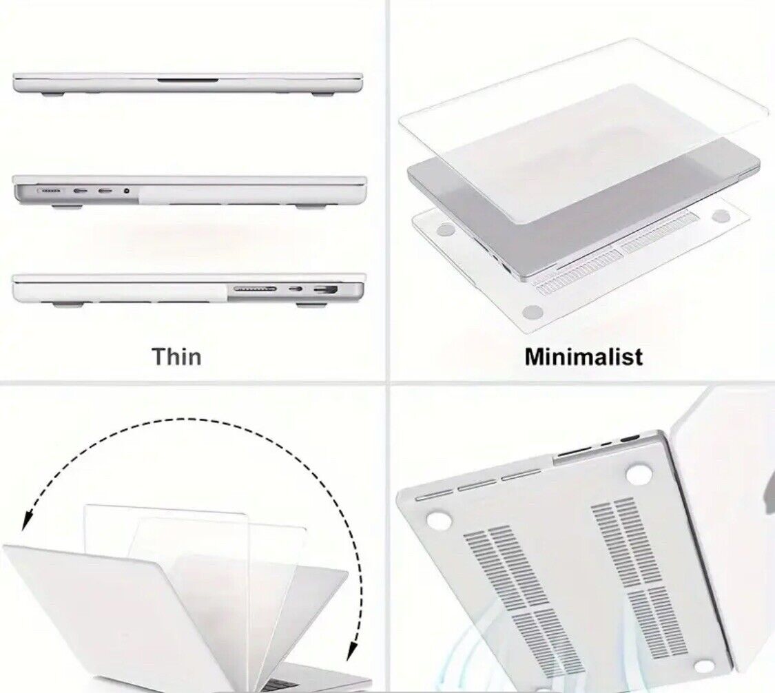 Apple MacBook Air Laptop Cover Case Ultra Clear Protector 15 inch NEW
