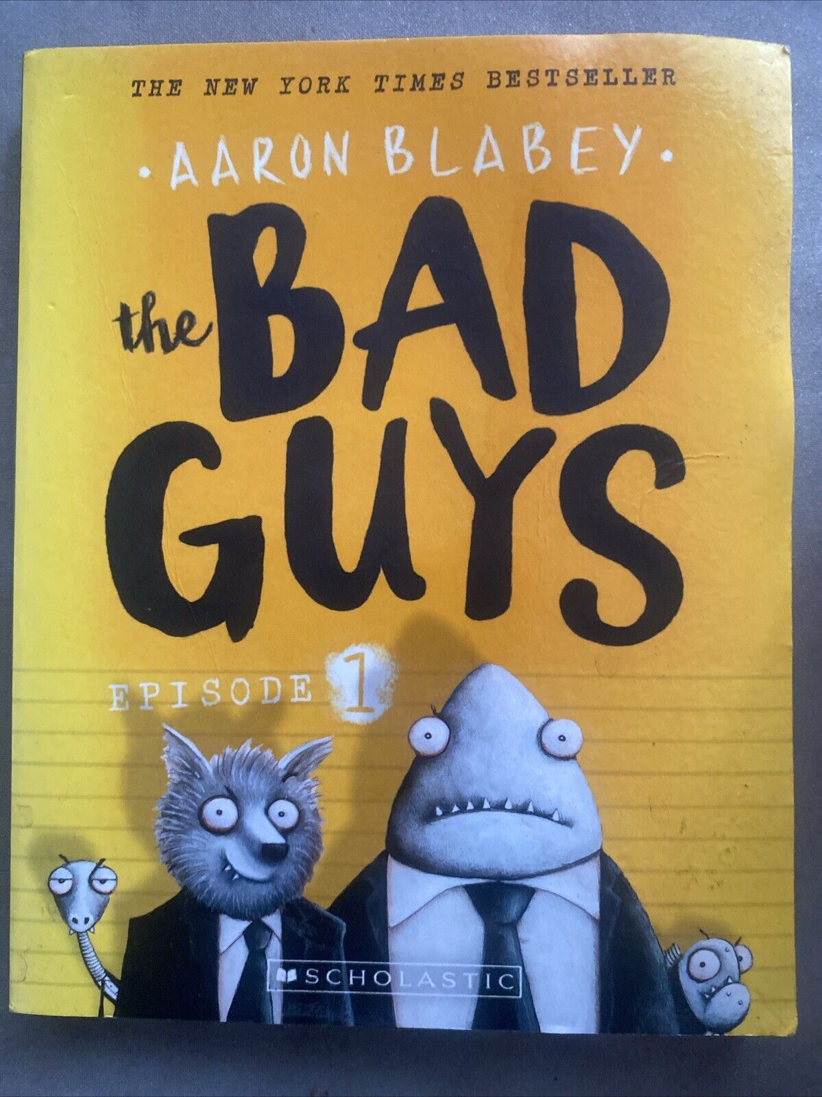 THE BAD GUYS Episode 1 By Aaron Blabey 2015 Animation 137 Pg PB Comic Book