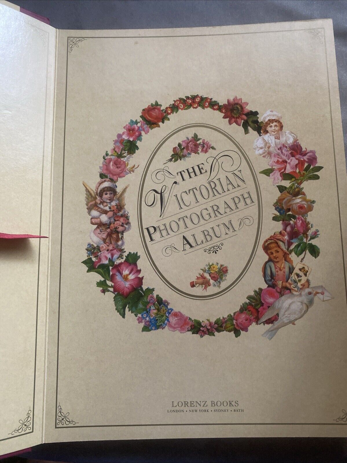 VICTORIAN Photograph Album 1996 Joanna Lorenz  Roses Annes Publishing NEW HC