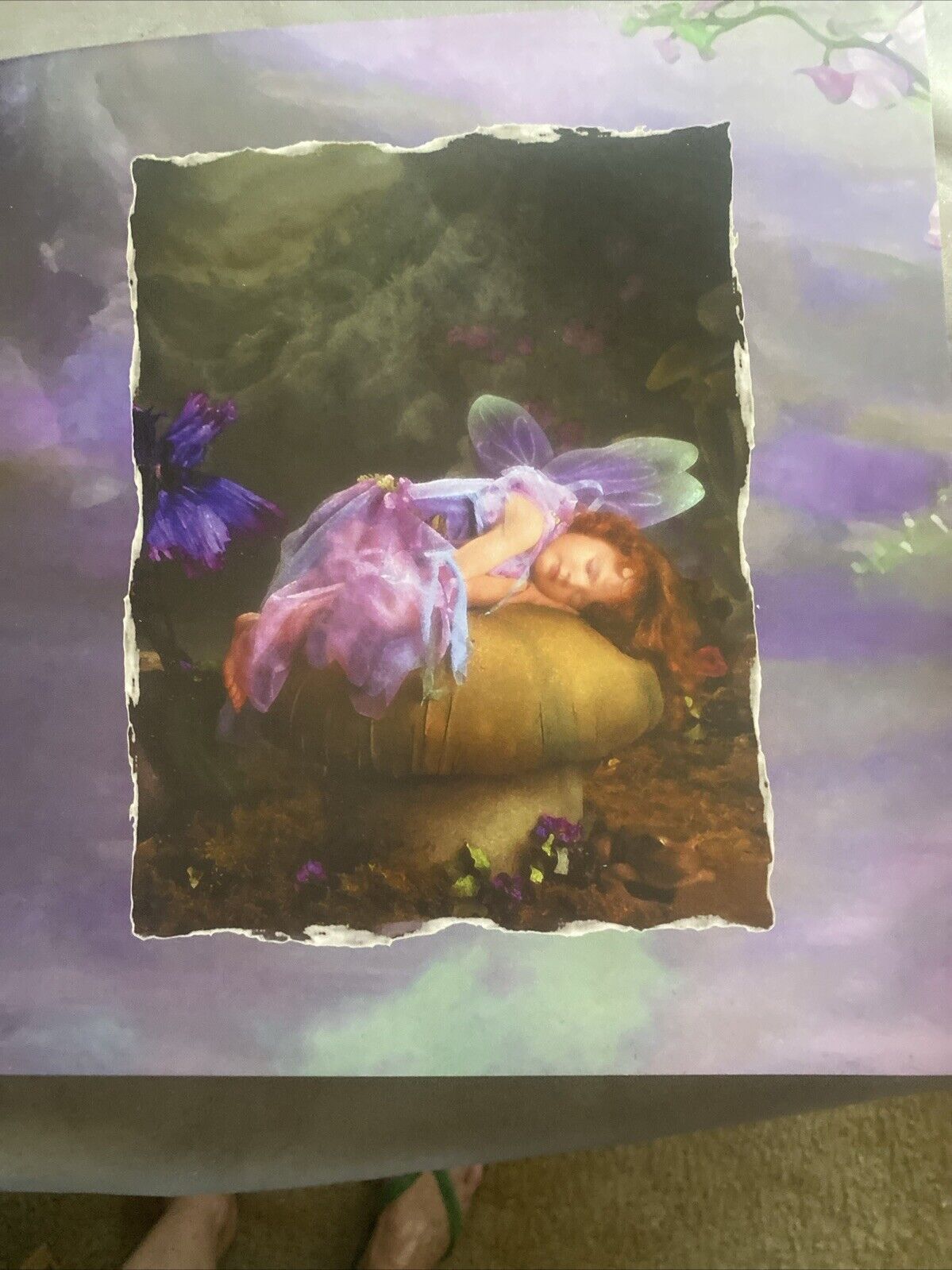 My Little Friends Lisa Jane Photographs Vintage Fairiy Photo Album Ribbon 2005