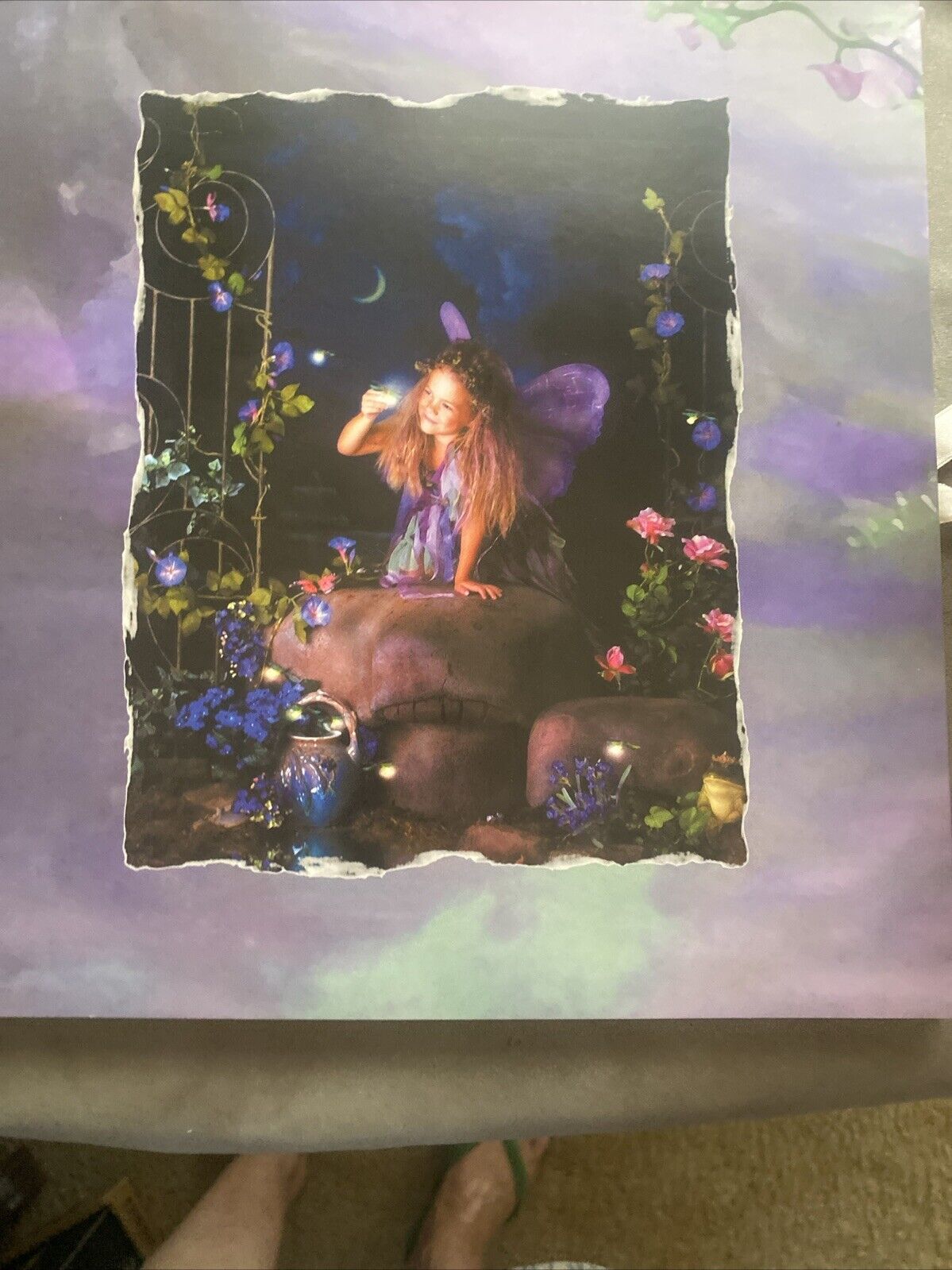 My Little Friends Lisa Jane Photographs Vintage Fairiy Photo Album Ribbon 2005