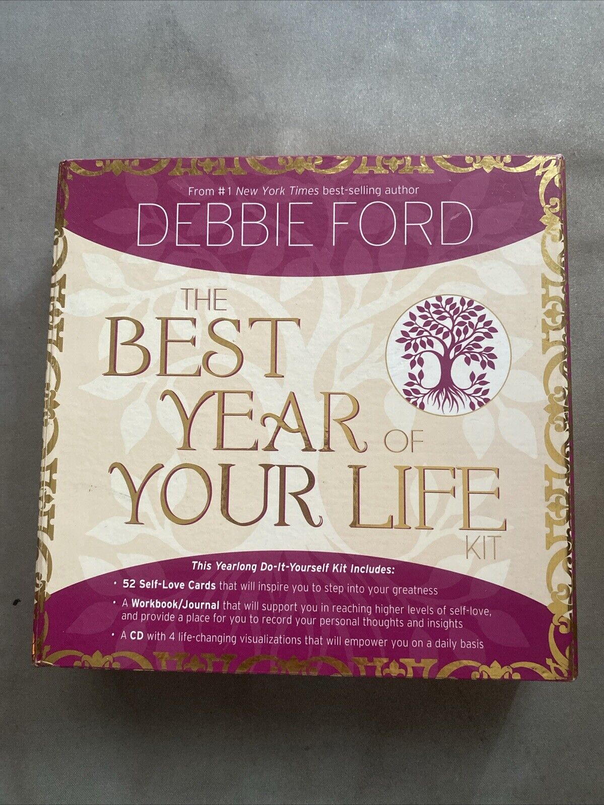 The Best Year of Your Life Kit DEBBIE FORD  Cards Workbook Journal & CD Open Box