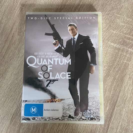 DVD QUANTUM OF SOLACE Special Edition Daniel Craig James Bond 2 Disc Sealed NEW