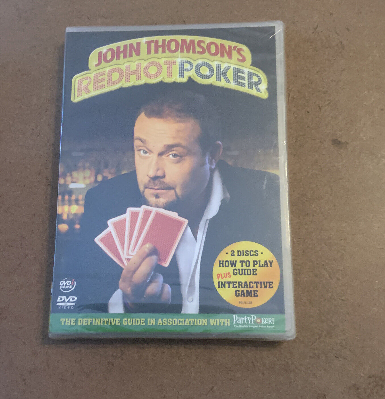 DVD John Thomson's Redhot Poker  How To Play & Interactive 2 Disc Sealed NEW