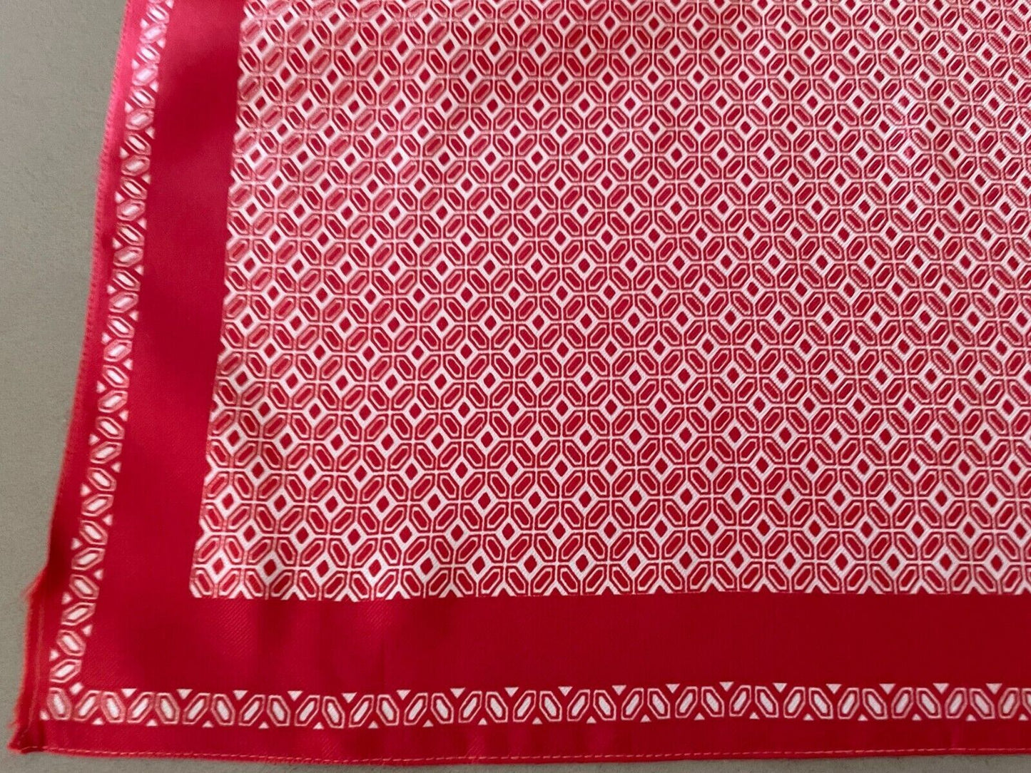 Bandana Neck SCARF Neckerchief Square Rockabilly Red White Foulard  Pin Up NEW