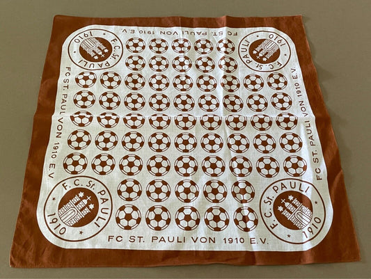 FC ST PAULI 1910 BBandana rown and White Print Square Soccer Football Unisex