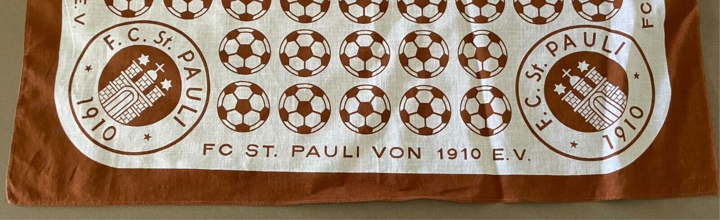 FC ST PAULI 1910 BBandana rown and White Print Square Soccer Football Unisex