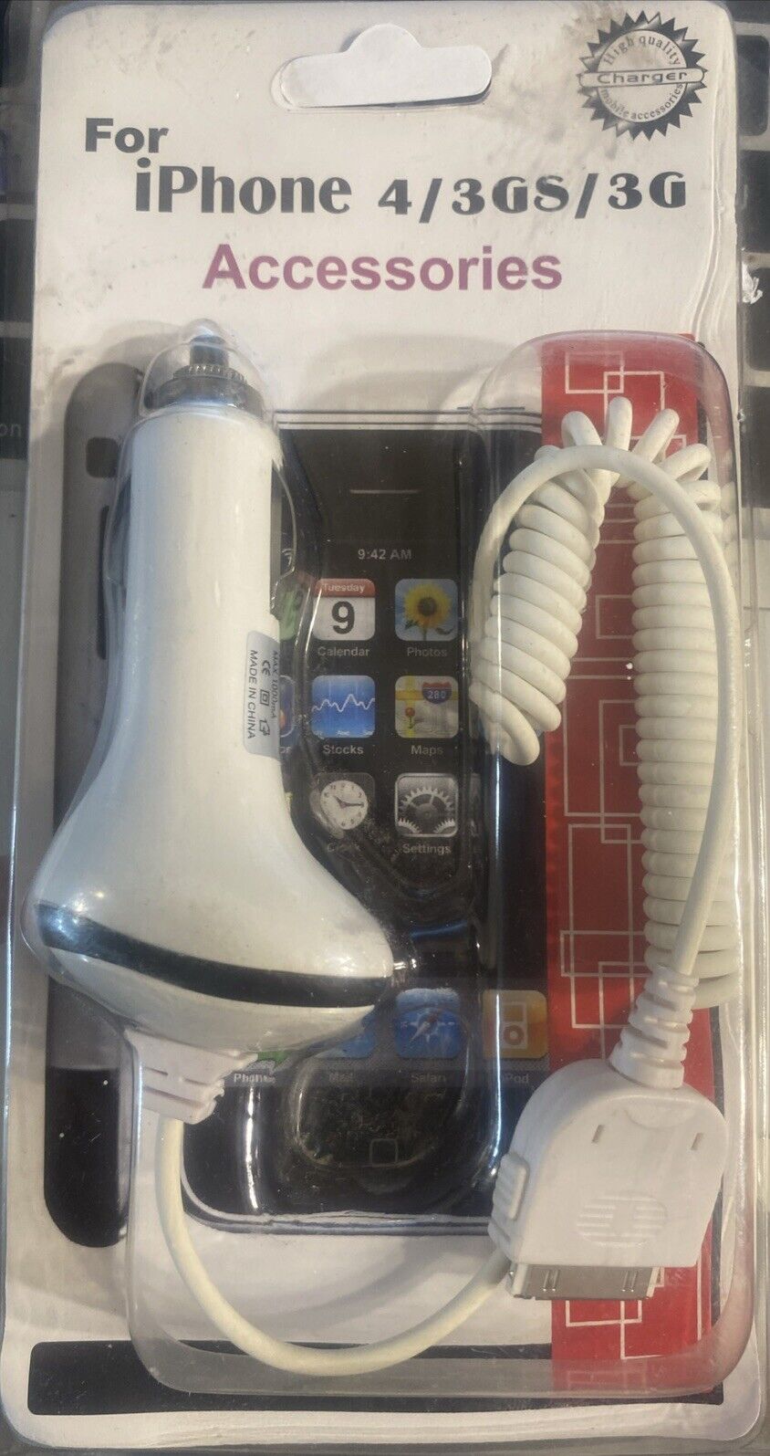 Car Charger Cigarette Lighter For Apple IPhone 4 3GS 3G  iPod iTouch Classic USB