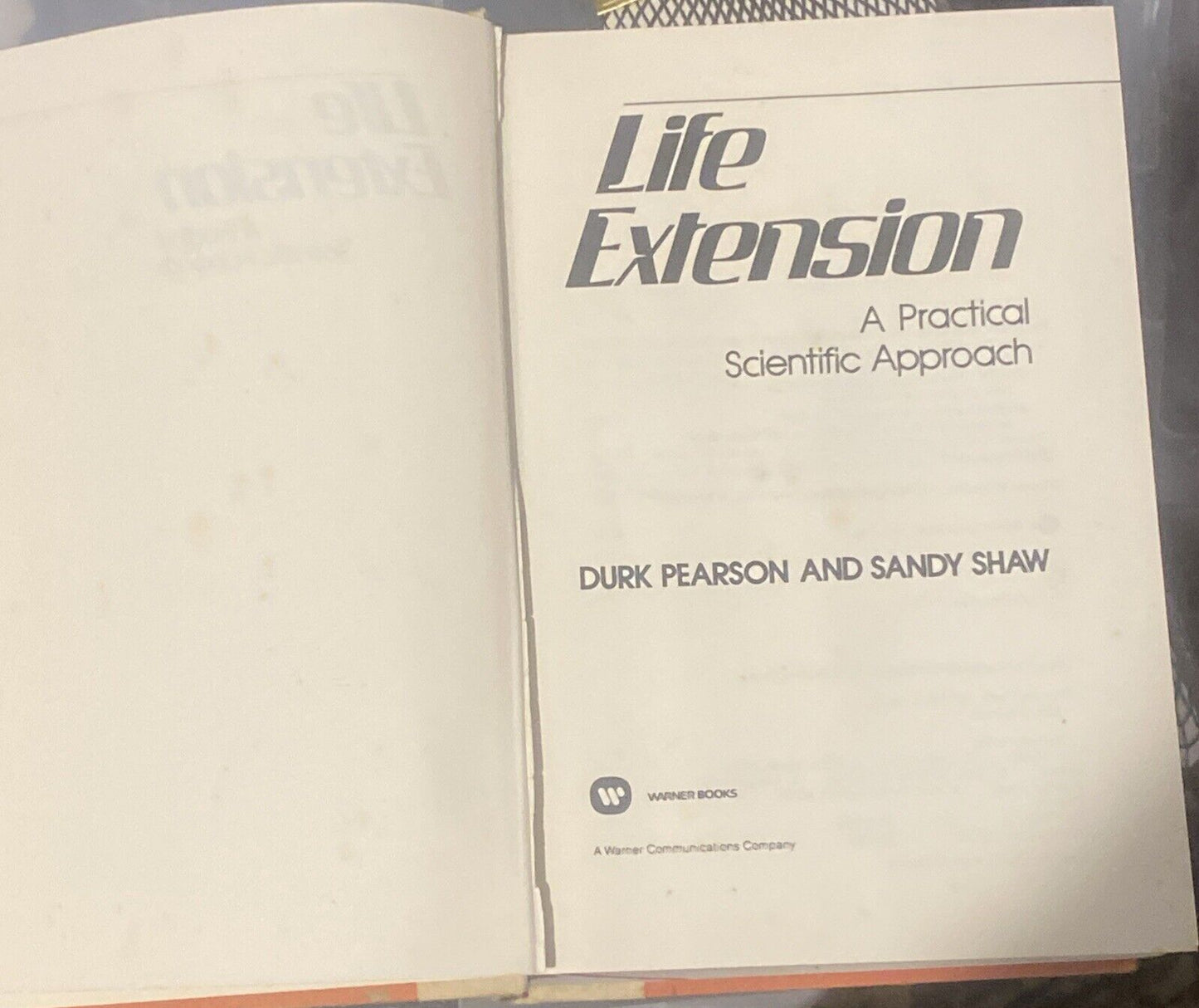Life Extension Durk Pearson Sandy Shaw Practical Scientific Approach HC DJ 1982