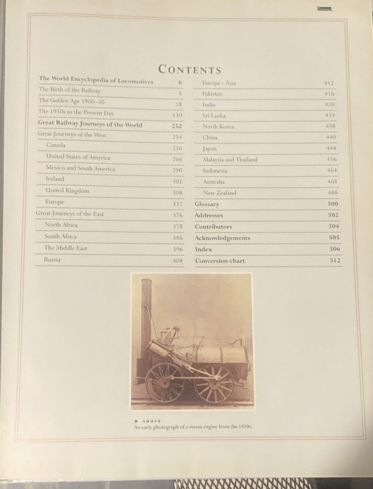 The Ultimate Encyclopedia Of STEAM & RAIL Trains Locomotives Colin Garratt HC DJ