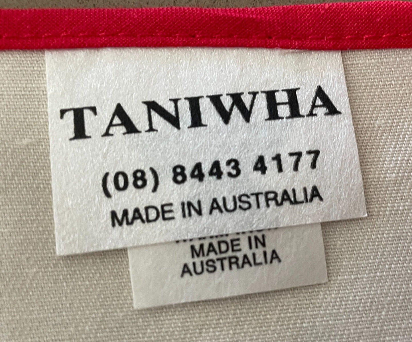 TANIWHA Apron Novelty Bar-B-Q Menu Design Cotton Fabric Multicoloured BBQ Unused