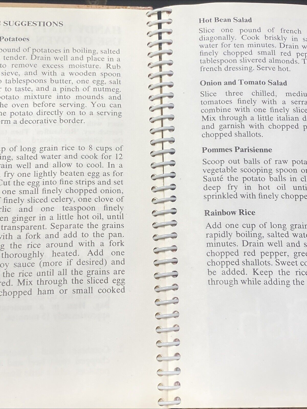 The OVEN BAG Cookbook Glad Products Spiral Bound HC 1973 Recipes