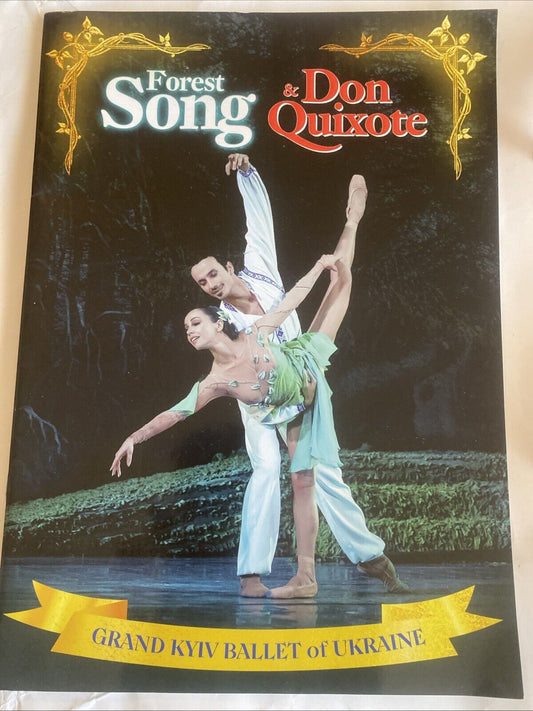 Forest Song Don Quixote Grand Kyiv Ballet of Ukraine Souvenir Program Australia