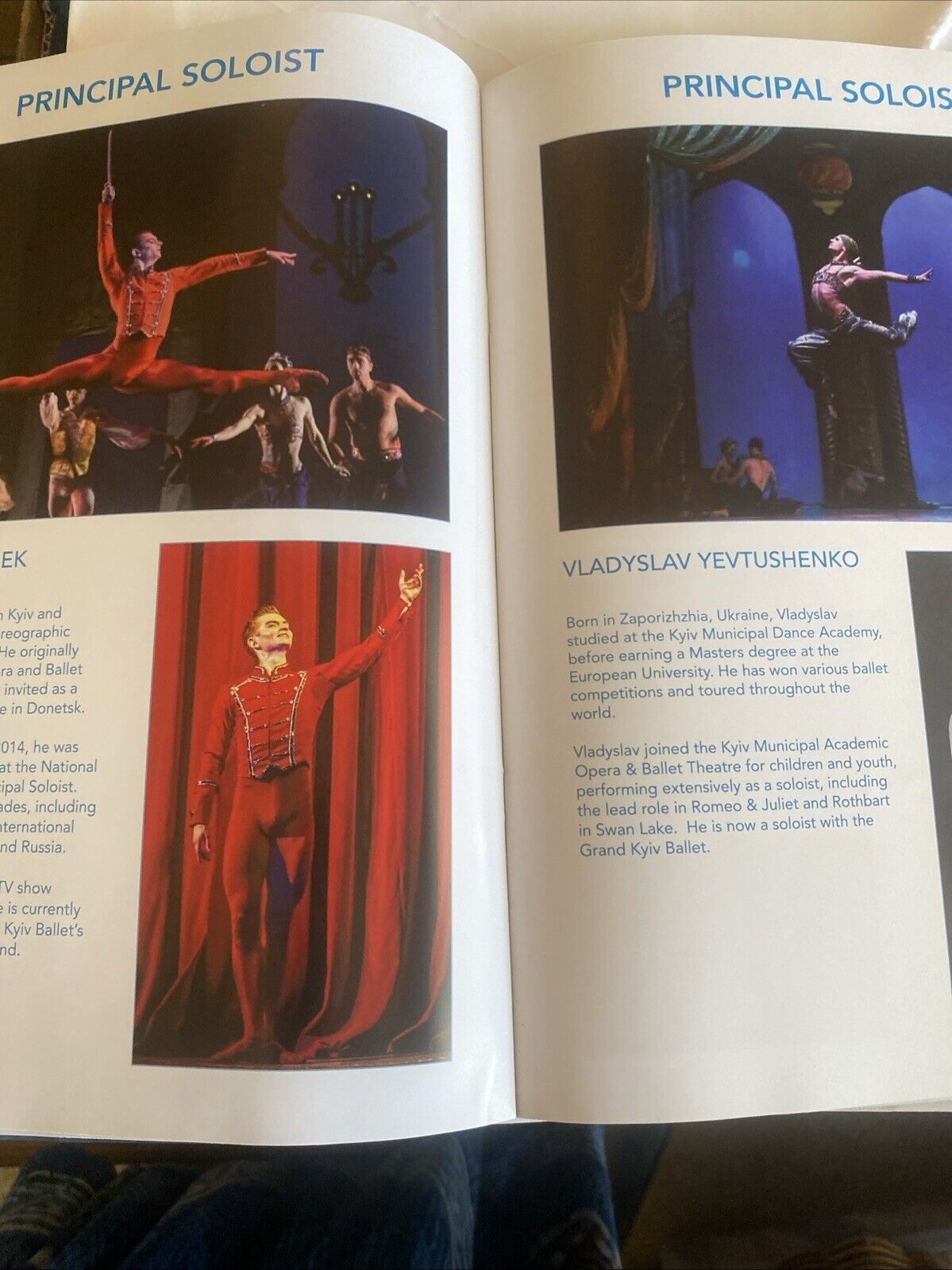 Forest Song Don Quixote Grand Kyiv Ballet of Ukraine Souvenir Program Australia