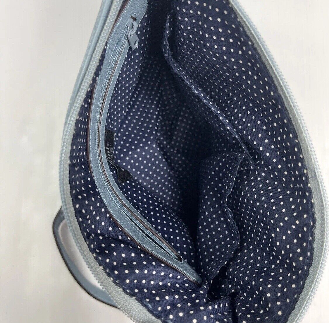 Cellini Sport Ladies Chambray Denim Blue Look Colour Handbag Minor Wear To Edges