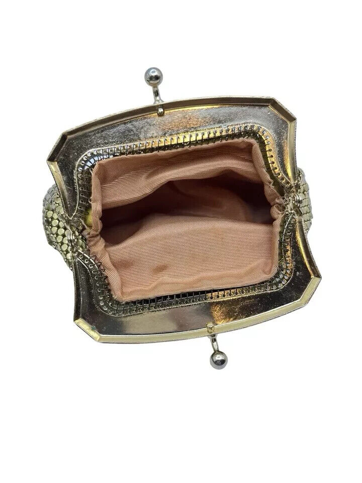 Vintage Park Lane Gold Purse Glo Mesh Australian Made In Box Beautiful Condition