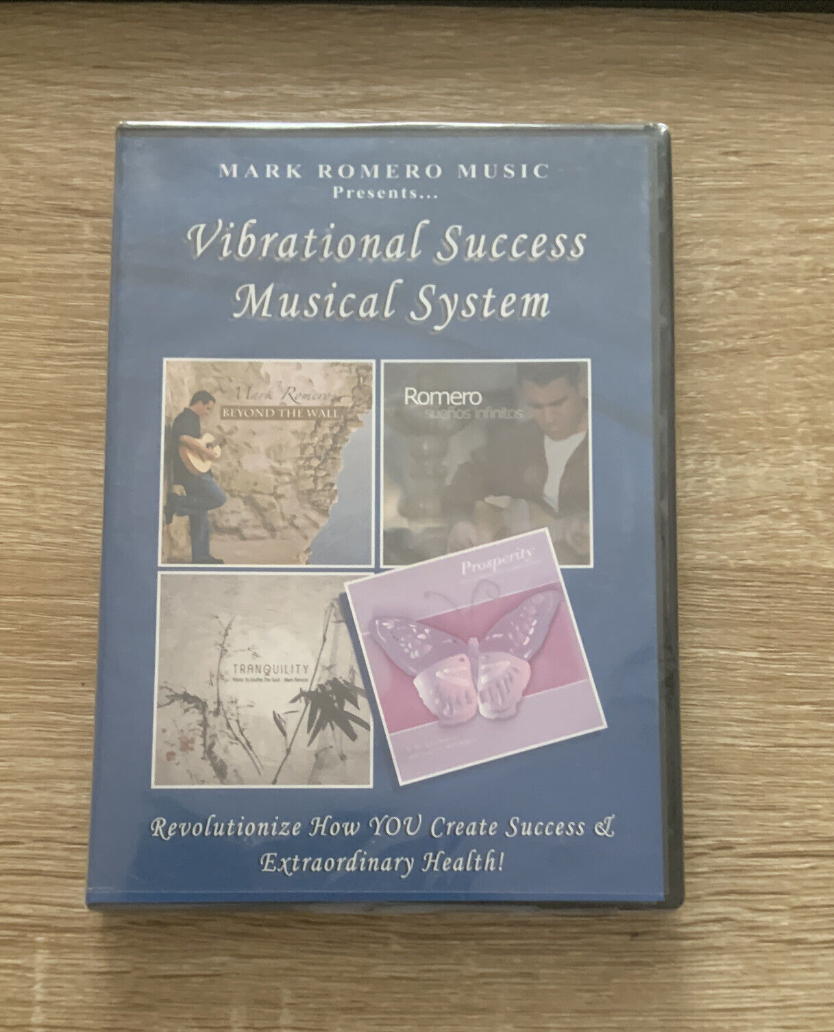 CD 4 Disc MARK ROMERO Music Presents Vibrational Success Musical System NEW Open