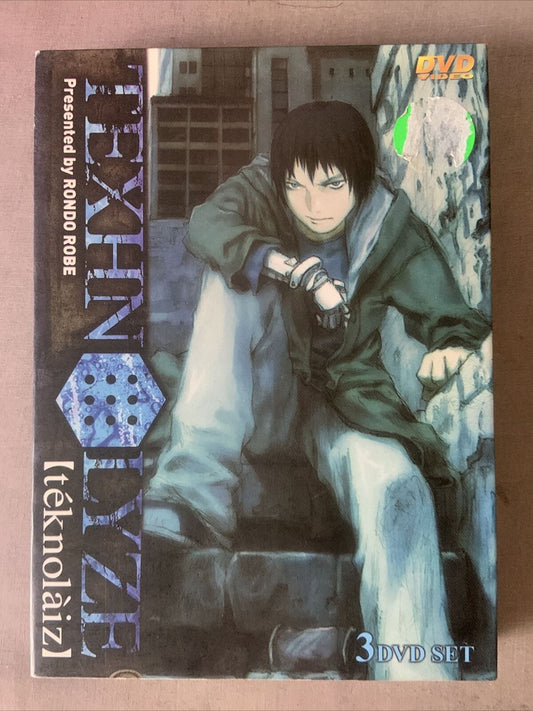 Texhn Lyze Teknolaiz Set Manga Anime Rondo Robe 3 Disc DVD