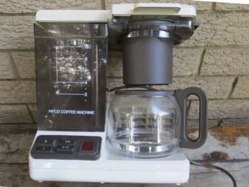 White PIFCO Coffee Machine Model 4904 Filter Coffee Maker Switzerland Quality