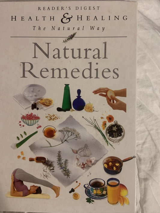 Natural Remedies Health & Healing the Natural Way 1997 HC Book Readers Digest