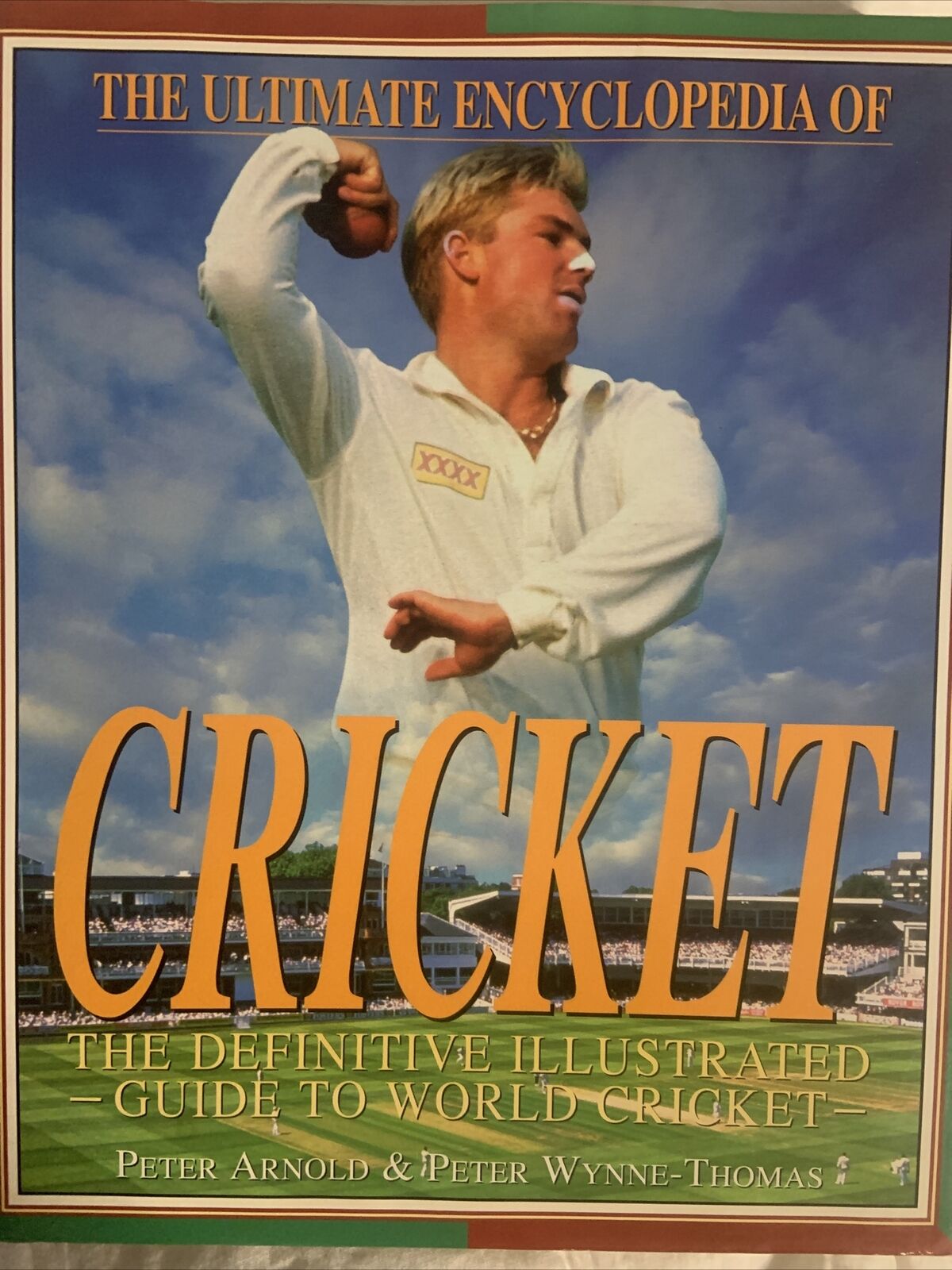 HC The Ultimate Encyclopedia of Cricket Peter Arnold Peter Wynne Thomas Book DJ