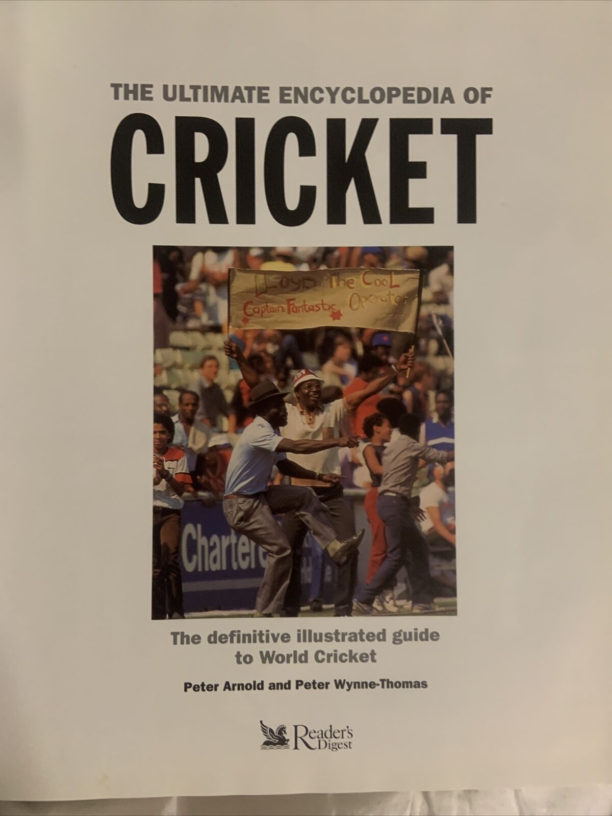 HC The Ultimate Encyclopedia of Cricket Peter Arnold Peter Wynne Thomas Book DJ
