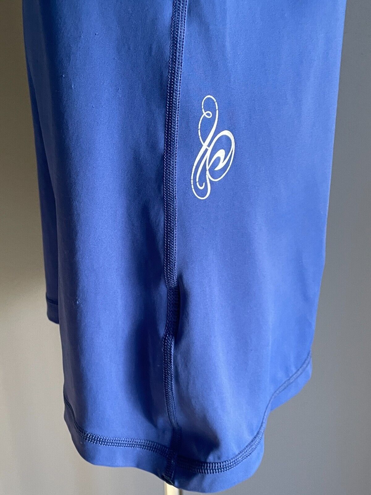 RIP CURL Rash Blue Swim Vest Top Logo Short Sleeve Tween Boy Size 12 Rashie NEW