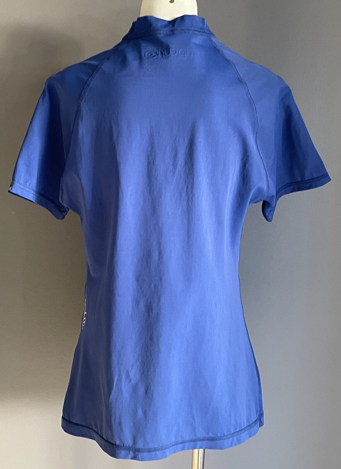 RIP CURL Rash Blue Swim Vest Top Logo Short Sleeve Tween Boy Size 12 Rashie NEW