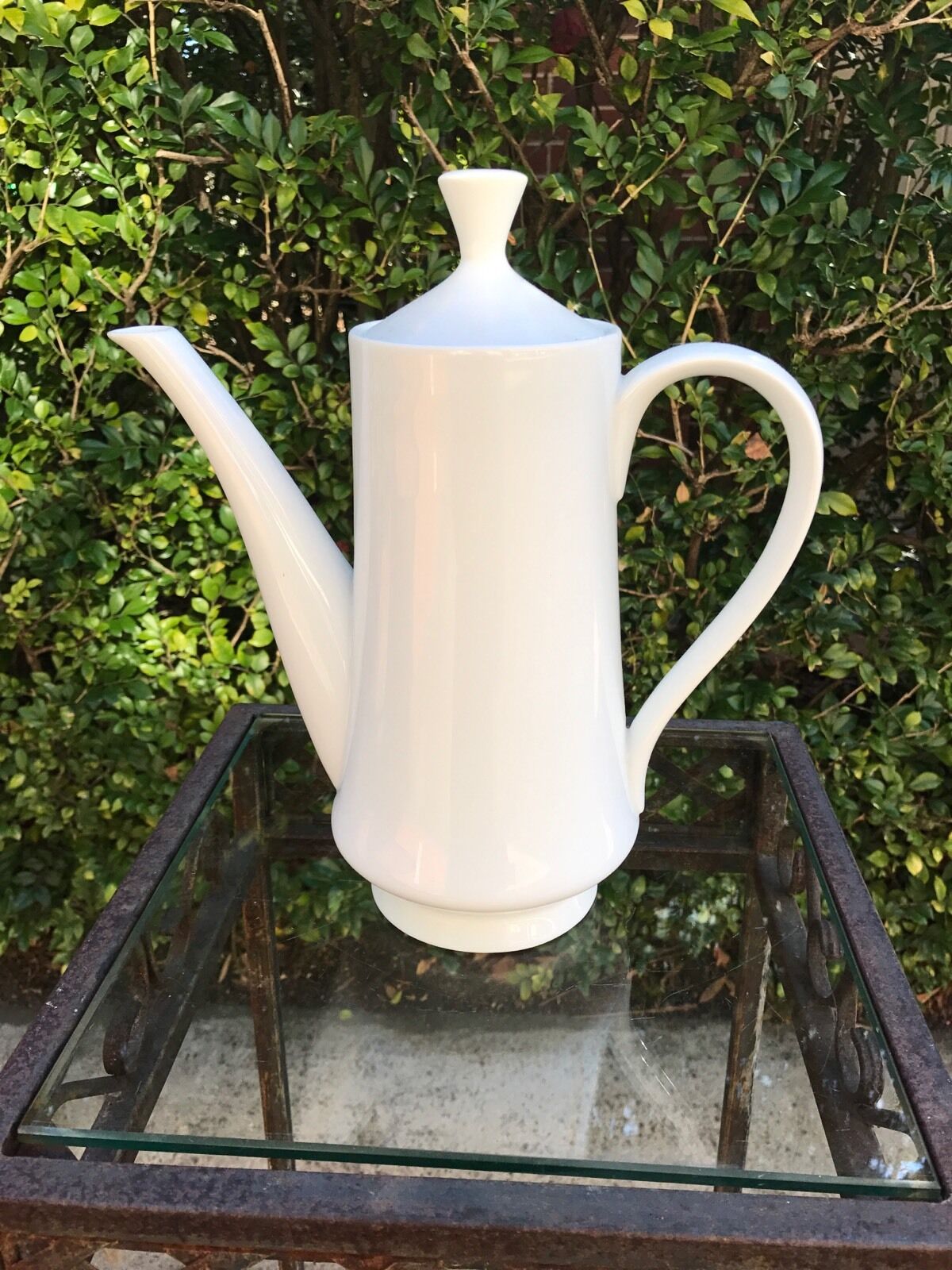 VIntage MIKASA Coffee Pot CLASSIC WHITE High Tea Classic Elegance  Like New