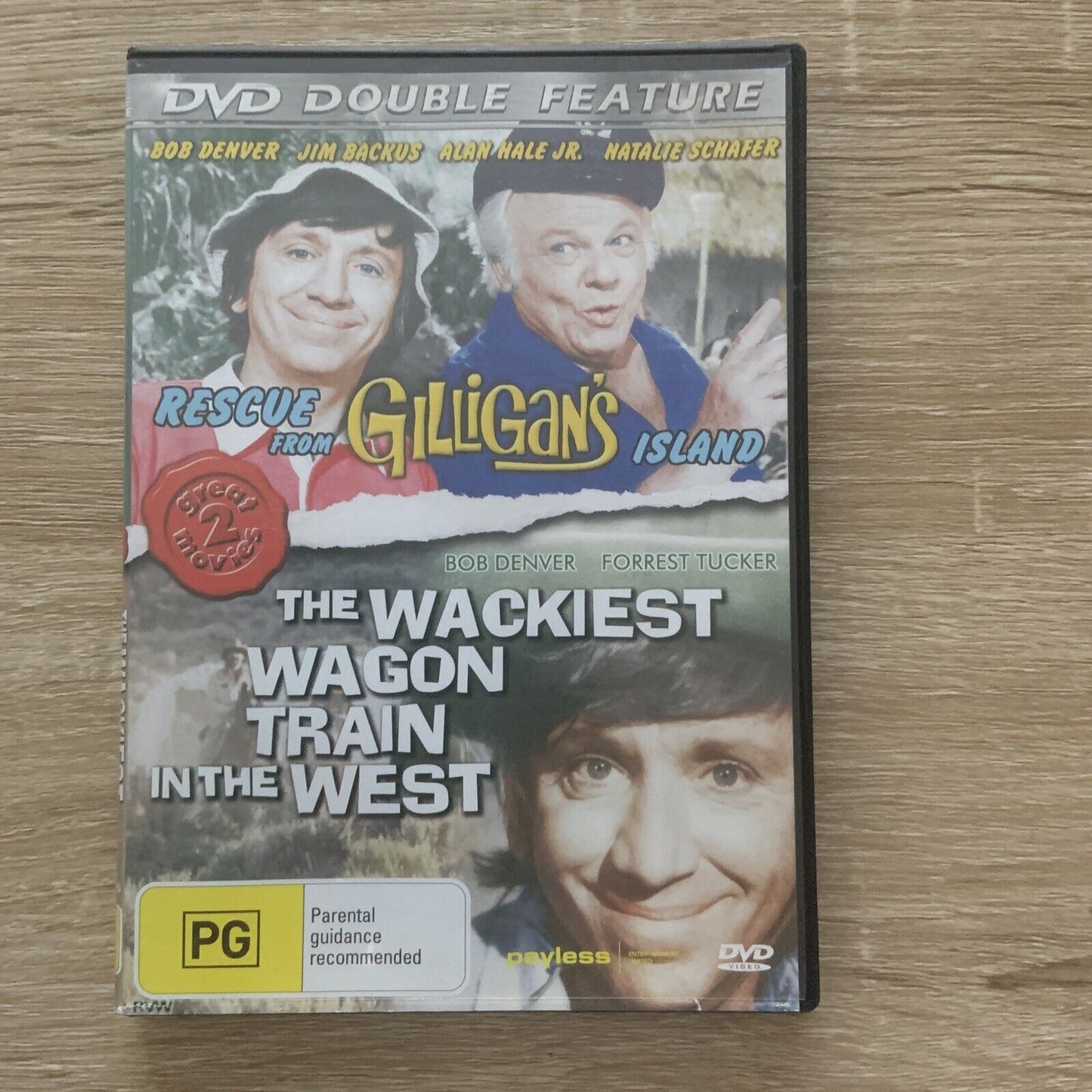 DVD Rescue From Gilligan's Island & The Wackiest Wagon Train In The West Double