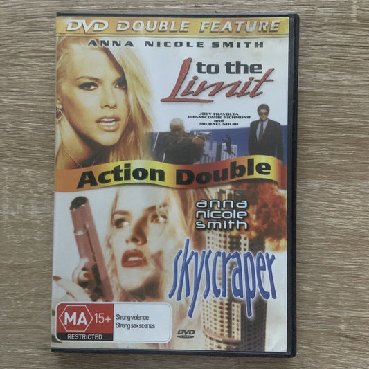 DVD Anna Nicole Smith TO THE LIMIT | SKYSCRAPER Double Feature REGION 4 MA 15+